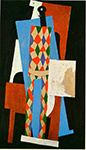 Pablo Picasso Arlequin Fall 1915 oil painting reproduction