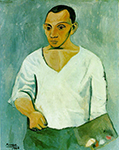 Pablo Picasso Autoportrait 2 Summer 1906 oil painting reproduction