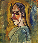 Pablo Picasso Buste de Demoiselle d'Avignon Summer 1907 oil painting reproduction