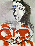 Pablo Picasso Buste de femme 12-August 1971 oil painting reproduction