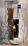 Pablo Picasso Clarinet and Violin , 1913 oil painting reproduction