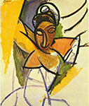 Pablo Picasso Demoiselle d'Avignon Spring-Summer 1907 oil painting reproduction