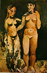 Pablo Picasso Deux femmes nues Summer-Fall 1906 oil painting reproduction