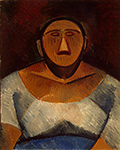 Pablo Picasso Farm woman (Half-length), 1908 oil painting reproduction