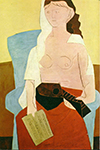 Pablo Picasso Femme à la mandoline 1925 oil painting reproduction