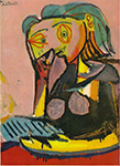 Pablo Picasso Femme acoudée 1937 oil painting reproduction