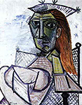 Pablo Picasso Femme assise dans un fauteuil 1941 oil painting reproduction
