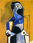Pablo Picasso Femme assise 11-July 1971 oil painting reproduction