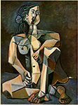Pablo Picasso Femme assise 17-June 1939 oil painting reproduction