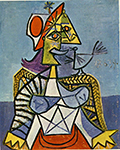 Pablo Picasso Femme assise 1-April 1960 oil painting reproduction