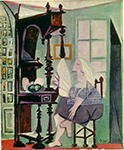 Pablo Picasso Femme au buffet 1936 oil painting reproduction