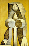 Pablo Picasso Femme debout 15-June 1946 oil painting reproduction