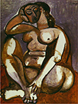 Pablo Picasso Femme nue accroupie 21~24-June 1959 oil painting reproduction