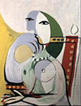 Pablo Picasso Femme nue assise 8-February 1959 oil painting reproduction
