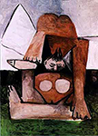 Pablo Picasso Femme nue sur un divan 3-February 1960 oil painting reproduction
