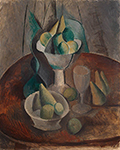 Pablo Picasso Fruit in a Vase , 1909 oil painting reproduction