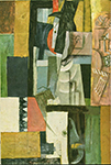 Pablo Picasso Homme a la guitare Summer 1913 oil painting reproduction