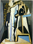 Pablo Picasso Intérieur avec chevalet 1926 oil painting reproduction