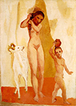 Pablo Picasso Jeune fille à la chèvre Spring-Summer 1906 oil painting reproduction