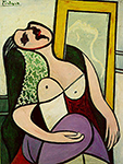 Pablo Picasso Jeune fille devant un miroir 1932 oil painting reproduction