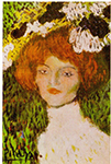 Pablo Picasso La Madrilène (Tête de jeune femme) 1901 oil painting reproduction
