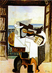 Pablo Picasso La table devant la fenêtre Summer 1919 oil painting reproduction