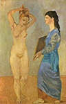 Pablo Picasso La toilette Spring-Summer 1906 oil painting reproduction