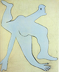Pablo Picasso L'acrobate bleu November 1929 oil painting reproduction
