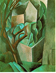 Pablo Picasso Maisonette dans un jardin Summer 1908 oil painting reproduction