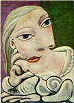 Pablo Picasso Marie-Thérèse accoudée 7-January 1939 oil painting reproduction