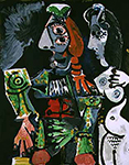 Pablo Picasso Matador et femme Nue 1970 oil painting reproduction