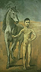 Pablo Picasso Meneur de cheval nu 1906 oil painting reproduction