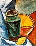 Pablo Picasso Nature morte au citrons Summer 1907 oil painting reproduction