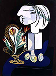 Pablo Picasso Nature morte aux tulipes 1932 oil painting reproduction