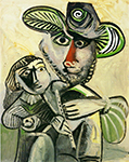 Pablo Picasso Paternité 29-September 1971 oil painting reproduction