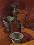 Pablo Picasso Pitcher and Bowls , 1908 oil painting reproduction