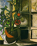 Pablo Picasso Plant de tomates 10-August 1944 oil painting reproduction