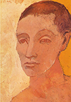 Pablo Picasso Tête de jeune homme Spring-Summer 1906 oil painting reproduction