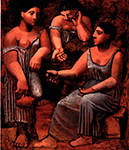 Pablo Picasso Trois femmes à la fontaine 1921 oil painting reproduction