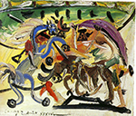 Pablo Picasso Course de taureaux. 1934 oil painting reproduction
