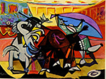 Pablo Picasso Course de taureaux. 2-August 1934 oil painting reproduction