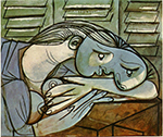 Pablo Picasso Dormeuse aux persiennes. 25-April 1936 oil painting reproduction