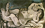 Pablo Picasso Femme nue couchée. 4-April 1932.  oil painting reproduction