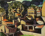 Pablo Picasso Fumée à Vallauris. 12-January 195 oil painting reproduction