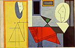 Pablo Picasso L'atelier. Winter 1927-28 oil painting reproduction