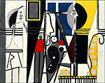 Pablo Picasso Le paintre et son modèle. 1928 oil painting reproduction
