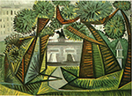 Pablo Picasso Le square du vert-galant. 25-June 1943 oil painting reproduction