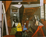 Pablo Picasso Les Ménines (Velázquez). 17-August 1957 oil painting reproduction