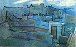 Pablo Picasso Les toits de Barcelone. 1903 oil painting reproduction
