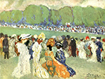 Pablo Picasso Longchamp. 1901 oil painting reproduction